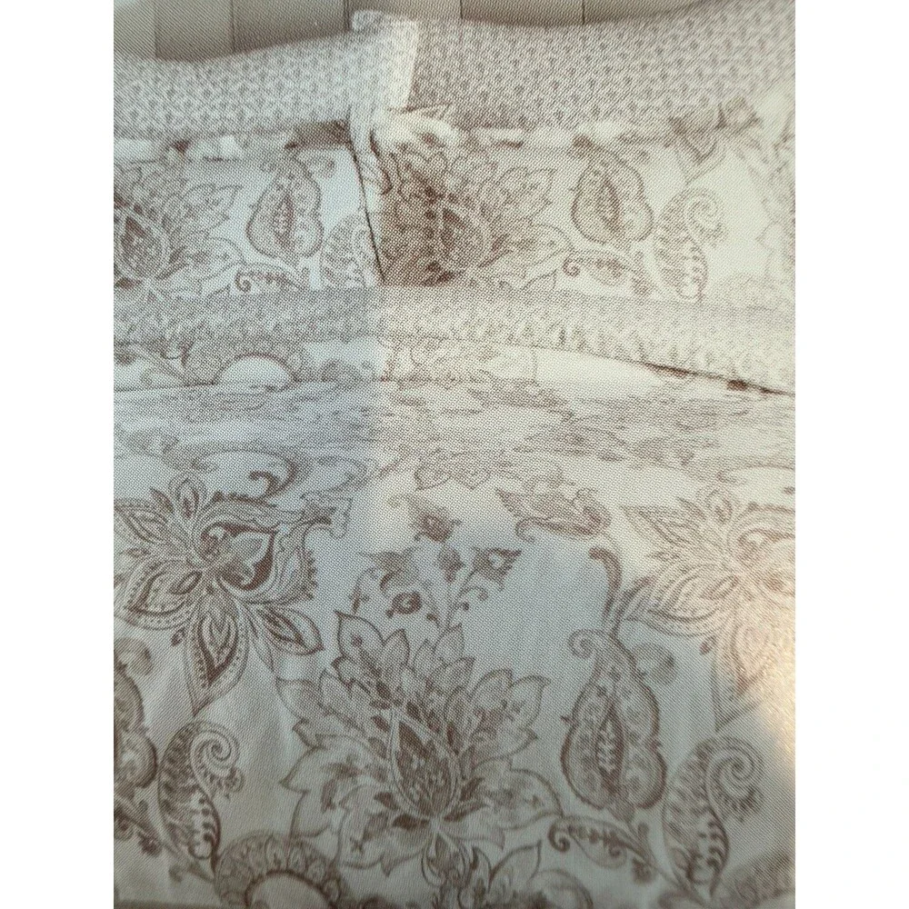 Duvet King Size Bennett Taupe Set Levtex Home New